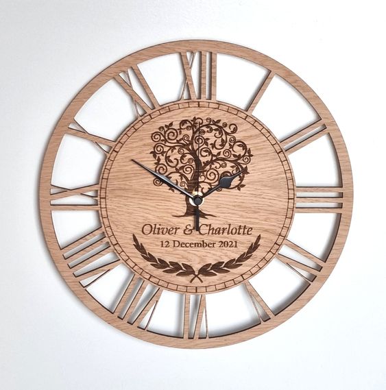 Wood Clock