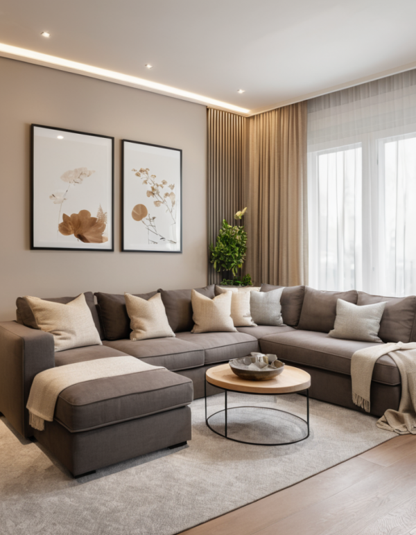 Neutral U Living Room