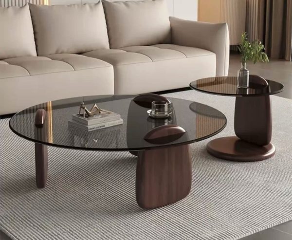 Wood & Glass coffee table