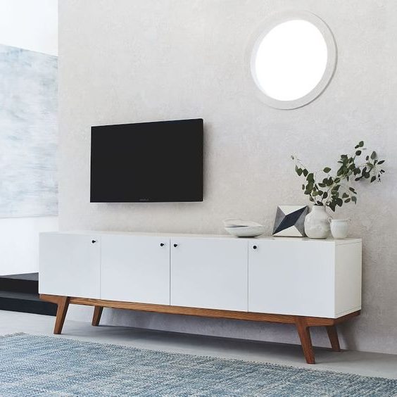 Light White Modern TV Stand